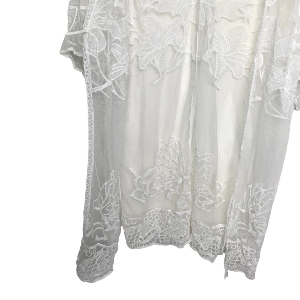Cupshe White Lace Beach Cover Up - Picture 9 of 11